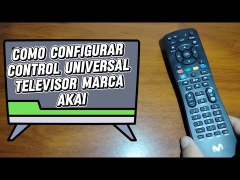 Code for AKAI TV. Universal remote control.