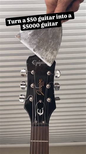 Chibson USA on Instagram: "Guitar stores hate this one simple trick! #chibson #guitar #guitarist"