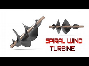 How to make Spiral Wind Turbine in SolidWorks