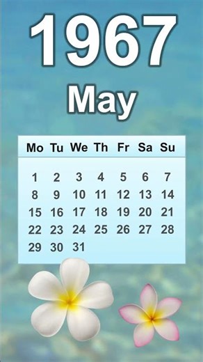 May 1967 Calendar