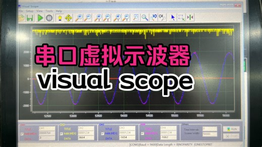 [嵌入式调试工具]Visual Scope 串口虚拟示波器，可视化数据调参数
