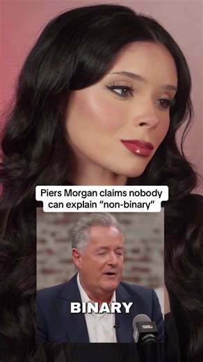 Piers Morgan claims that nobody can explain non-binary identities #piersmorgan #jubilee #trans #lgbt #samanthalux