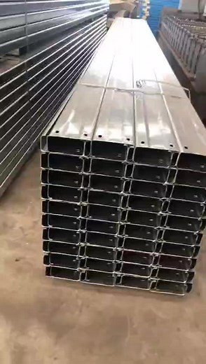 Galvanized Cold Forming Steel Profile , Galvanized C Section Purlin