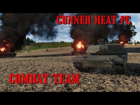 COMBAT TEAM - M1IP ABRAMS GAMEPLAY - Gunner Heat PC