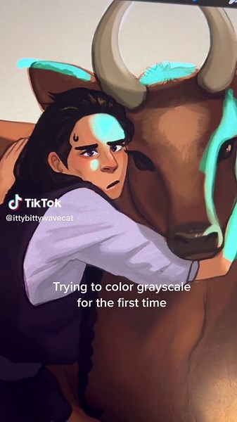 We will figure this out 💪😤 #art #drawing #procreate #oc #ocart #grayscale #coloring #rendering