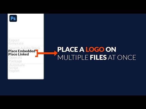 Place Linked vs Place Embedded. Photoshop tutorial.