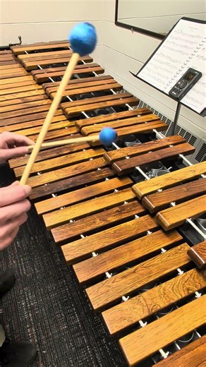 Bb Major, Reading Study #2. Fundamental Method for Mallets (Book 1) #mitchellpeters #peters #marimba