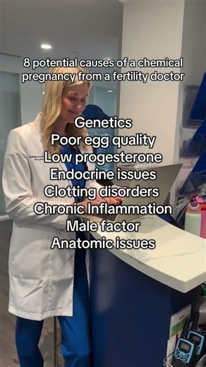 Chemical pregnancy, an early pregnancy loss occurring shortly after implantation, can be influenced