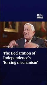 The Declaration of Independence's 'forcing mechanism'