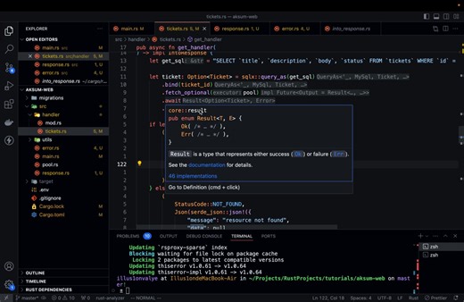 Rust Axum#14 - 应用错误处理
