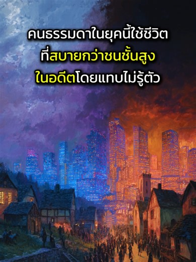 ชีวิตคนธรรมดาในยุคปัจจุบันสะดวกสบายกว่าอดีต