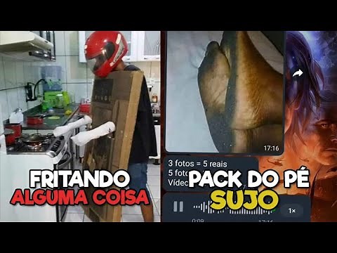 POSTAGENS ENGRAÇADAS #111 - PACK DO PÉ SUJO