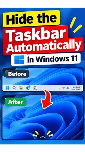 How to Hide the Taskbar Automatically in Windows 11