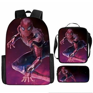 Spiderman Backpack, Superhero Bag Three-piece-Vinsniv - Walmart.ca