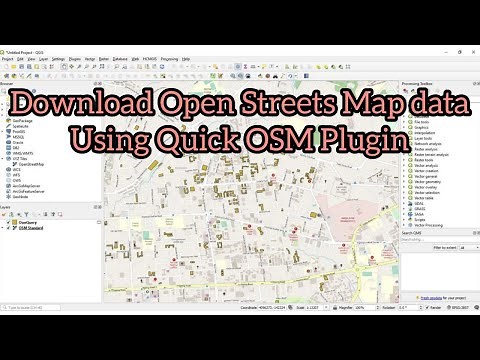 Download OSM data using QuickOSM Plugin in QGIS & Using QuickMap Services as Basemap