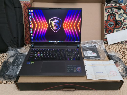 已售 微星gp68hx笔记本13950hx 4060 16g 1t全套齐 极限整备，定制系统，底层优化，超频降压，闲鱼搜：树上大猫gp68