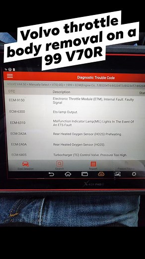 So my 99 Volvo V70R started misfiring onbstart up, pulled codes and found it wasn't a misfire, rather it was in limp mode. Limp mode due to APP (Accelerator Pedal Position) and Electronic throttle body codes. These Volvo throttle bodies are known to have some problems, but nowdays they are made from unobtanium. Which is fine because they are fixable if you're careful and willing to do the work. 1st step is to remove the throttle body, which in a turbo car involves removing some of the turbo pipi