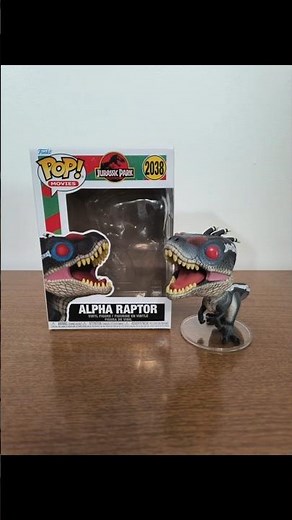 Funko Pop Jurassic Park III Alpha Raptor unboxing #dinosaur #jurassicpark3 #funkopop #unboxing