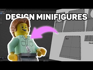 How To Design Lego Minifigures | Blender Tutorial