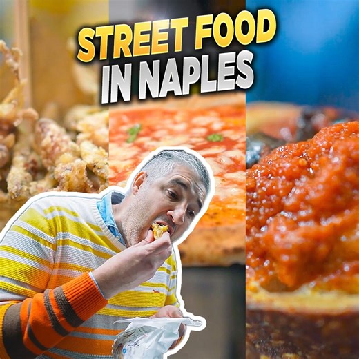 39K views · 439 reactions | Eating the BEST STREET FOOD in Naples,...