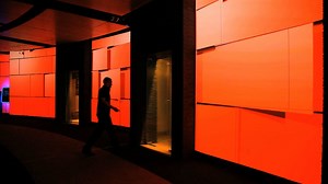 Verizon Innovation Center Piazza video-mapped installation by Zebbler Studios