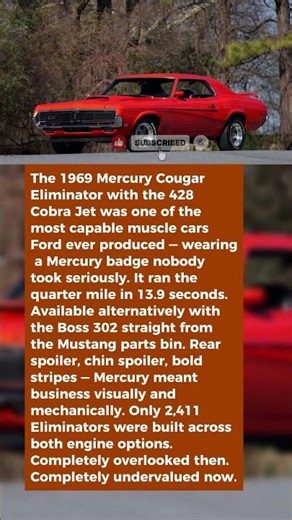 Mercury's Quiet Muscle King That Nobody Respected Until It Was Already Gone