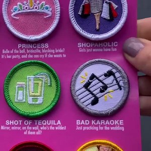 Demerit Badge Bachelorette Bundles - Spoof Merit Badges for Bachelorette Parties - Etsy