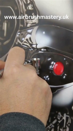 Airbrush Terminator Tutorial chrome Effect