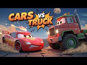 Epic Cartoon Cars Racing Adventure 🚗💨 | Jungle, Desert, Snow Race | 3D Pixaverse Animation