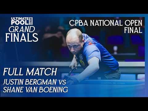 Justin Bergman vs Shane Van Boening | Final | CPBA National Open