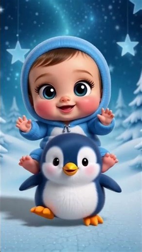 Cute Baby Penguin Ride 🐧💙So Adorable 😍#shorts #shortvideo