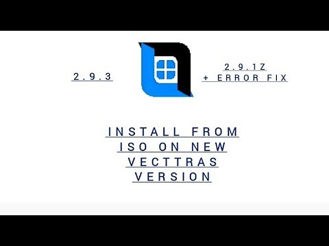 VECTRAS VM lastest version install rom from iso or pre installed virtual box image. NEW