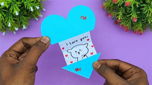 23K views · 107 reactions | How to make easy and simple paper gift card - Crafts - Homemade greetings card making tutorial #Crafts #Origami #GiftCard | Mr. Creator | Facebook