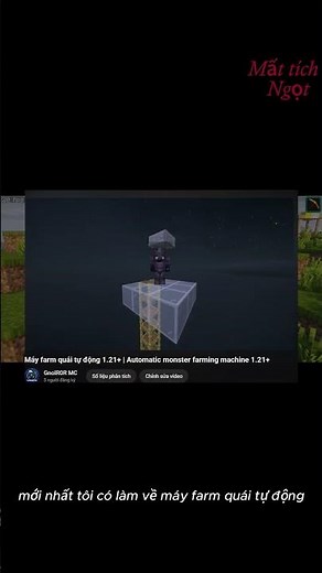 Máy farm quái tự động 1.21+ | Automatic monster farming machine 1.21+