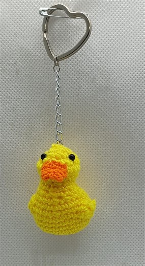 Hand-knitted Duck Keychains - Etsy