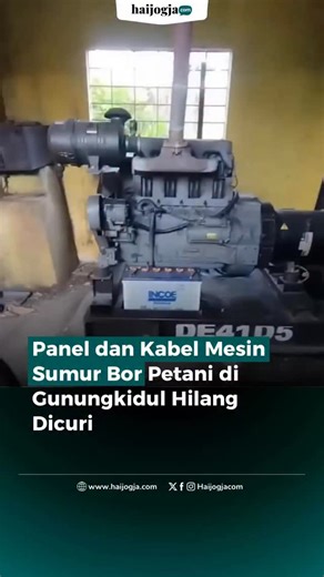 Berita Jogja Terkini on Instagram: "Aksi pencurian menyasar fasilitas pertanian di Tegalsari, Kalurahan Siraman, Kapanewon Wonosari, Kabupaten Gunungkidul. Mesin sumur bor milik Dinas Pekerjaan Umum (DPU) yang selama ini dimanfaatkan petani setempat dilaporkan kehilangan panel dan kabel, dengan kerugian ditaksir mencapai Rp25 juta. Ketua Kelompok Tani Sumber Dadi Tegalsari, Damiyo, mengatakan pencurian tersebut baru diketahui pada Kamis (5/2/2026) sekitar pukul 08.00 WIB. Saat itu, operator hend