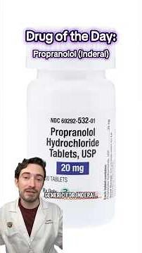 Propranolol for Anxiety: Why Celebrities Use It for Stage Fright. Pharmacist Reviews. #anxiety