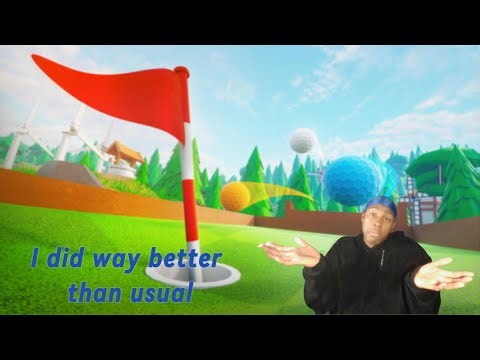 I did way better than usual! | Roblox Super Golf!
