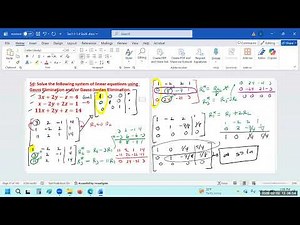 Lec3 Sec1.2, 1.3 M160 Solving Matrices in REF and RREF