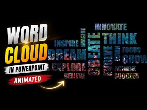 Stop Making Boring Slides! 🚀 Magical Word Cloud Animation