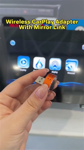 4-in-1 Wireless Car Adapter | No More Cables, Just Freedom with screen mirroring