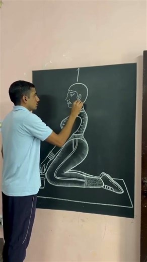Insane Chalk Art 😱 Watch This Drawing Come to Life! #viral #viralvideo #video #viralshort #artclass