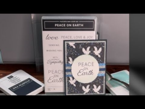 Peace on Earth Card Tutorial - Peaceful Garden Designer Series Paper - Stampin’ Up!