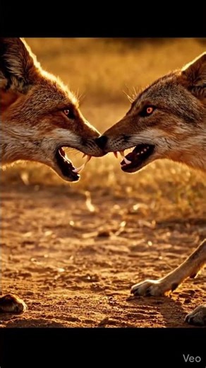Fox vs Jackal Fight 🦊 | Intense Battle Over Food!!