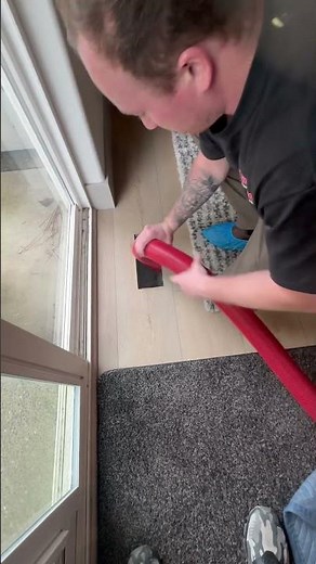 A Nu-Look air duct cleaning with Rotobrush Beast.