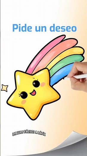 Cómo dibujar una Estrella Kawaii que no brilla por su fealdad 🌟✨ Dibujos fáciles a lápiz