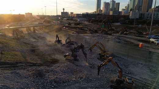 Continuing Work on I30 with Lindamood Hauling