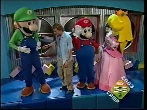 Nickelodeon Gamefarm Super Mario Bros. Skit (Human Video Games)