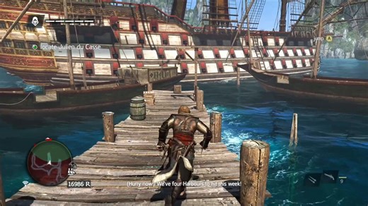 Templar: You're telling me that after we showed you our plans of world domination with alien tech that can mass control people's minds... you still just want to drink rum, sail and plunder?Edward: Why, yes.Assassin's Creed: Black Flag is hilarious.