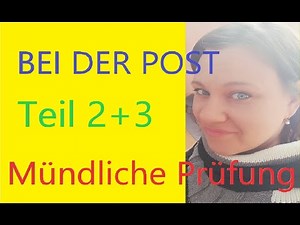 A2 exam, German language, picture description and dialogues, Own experiences